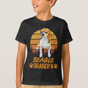 Tricolor Beagle Dog Opa Paw Vader T-shirt