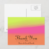 Tricolor Bedankt Briefkaart (Voorkant / Achterkant)