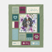 Tricolor Cavalier deken | Middelgroot (Voorkant)