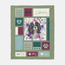 Tricolor Cavalier deken | Middelgroot