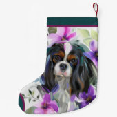 Tricolor Cavalier Kerststaart | Versiering Kleine Kerstsok (Achterkant)