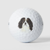 Tricolor Cavalier King Charles Spaniel Golfballen (Voorkant)