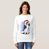 Tricolor Cavalier Spaniel kerstshirt Trui (Voorkant volledig)