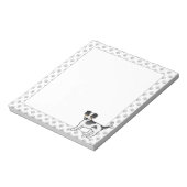 Tricolor Danish Farmdog Cute Dog Notitieblok (Linkerzijde)