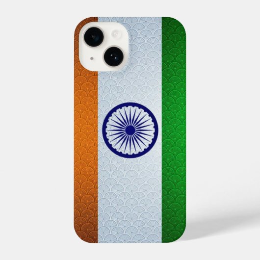 "Tricolor Elegance" IPHONE MOBIEL HOESJE iPhone 14 Hoesje (Achterkant)
