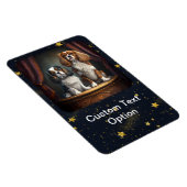 Tricolor en Blenheim Cavalier King Charles Magneet (Rechterzijde)