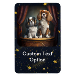 Tricolor en Blenheim Cavalier King Charles Magneet