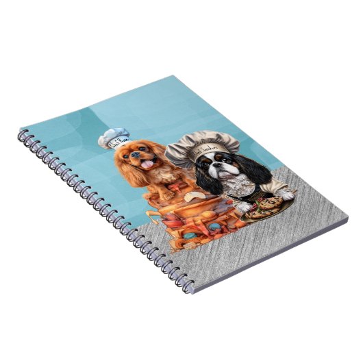 Tricolor en Ruby Cooking Chef Cavalier Notitieboek (Rechterzijde)