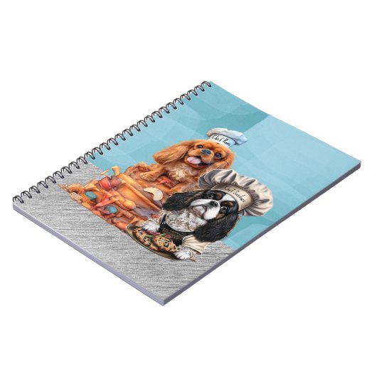 Tricolor en Ruby Cooking Chef Cavalier Notitieboek (Linkerzijde)