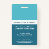 Tricolor fotomedewerker om het even welke identite badge (Achterkant)