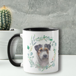 Tricolor Jack Russell Terrier Krans Koffie Mok