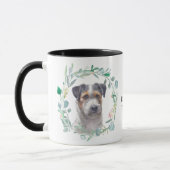 Tricolor Jack Russell Terrier Krans Koffie Mok (Links)