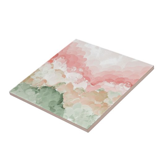 Tricolor klein tegeltje (Zijkant)