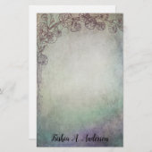 Tricolor met groene wijnstokken briefpapier (Voorkant / Achterkant)