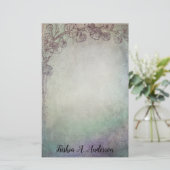 Tricolor met groene wijnstokken briefpapier (Staand voorkant)