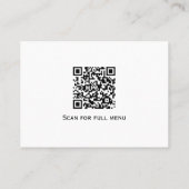 Tricolor Peppers Boerderij to Table Restaurant Contactkaartje (Achterkant)