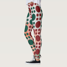 Tricolor Polka dot Leggings