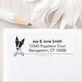 Tricolor Rat Terrier Clean & Simple Etiket (Insitu)