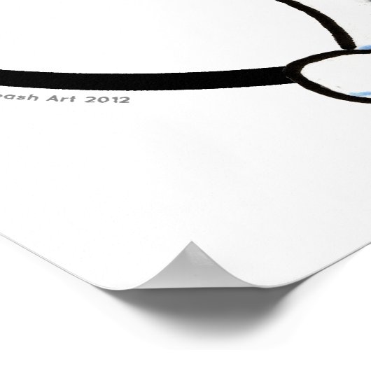 Tricolor Rat Terrier IAAM Poster (Hoek)