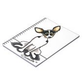 Tricolor Rat Terrier Sit  Notitieboek (Linkerzijde)