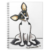 Tricolor Rat Terrier Sit  Notitieboek (Voorkant)