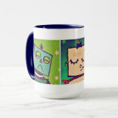 Tricolor Robots Mok (Voorkant links)