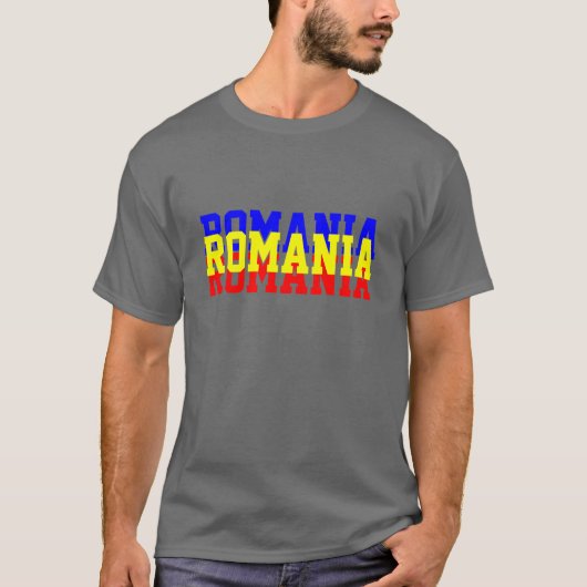 Tricolor Romania T-shirt (Voorkant)