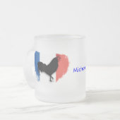 Tricolor Rooster Matglas Koffiemok (Voorkant links)