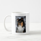 Tricolor Rough Coat Collie Koffiemok (Links)