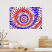 Tricolor Roundalls Poster (Keuken)