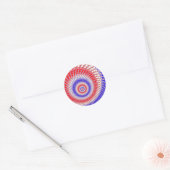 Tricolor Roundalls Stickers (Envelop)