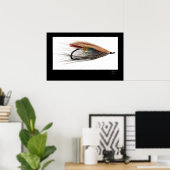 Tricolor Salmon Fly Poster (Thuiskantoor)