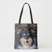 Tricolor Sheltie Tote Bag (Voorkant)