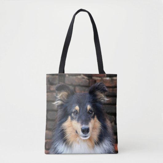 Tricolor Sheltie Tote Bag (Voorkant)