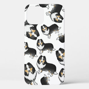 Tricolor Shetland Sheepdog Cartoon Dog Pattern Case-Mate iPhone Case