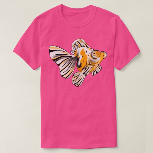 Tricolor Telescope goudvis T-shirt (Design voorkant)