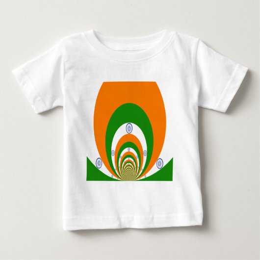 Tricolor van een zeer diep saffraan, wit GREEN (Voorkant)