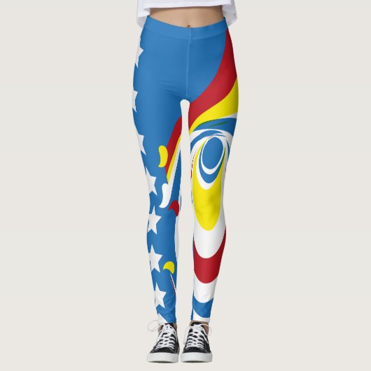 Tricolor VENezuela Leggings (Voorkant)