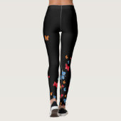 Tricolor vlinder Leggings (Achterkant)