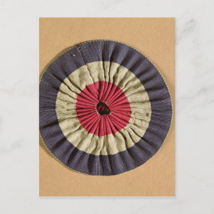 Tricolore rosette briefkaart