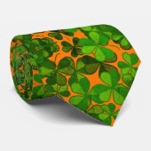 Tricolore St. Patricks Dag Viering Nekdas Stropdas (Opgerold)