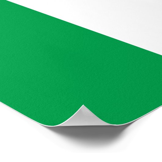 Tricolorvlag voor Newfoundland (Canada) Poster (Hoek)