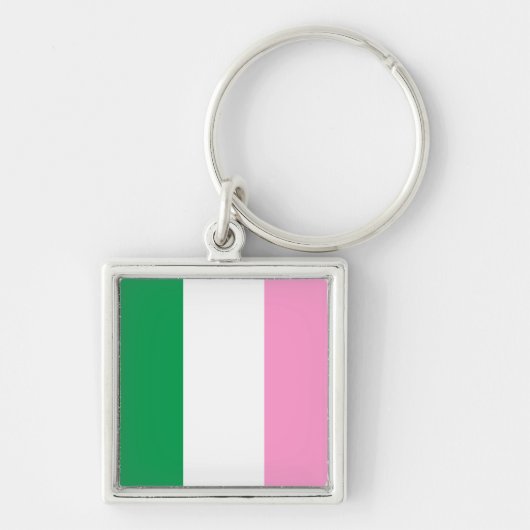 Tricolorvlag voor Newfoundland (Canada) Sleutelhanger (Voorkant)