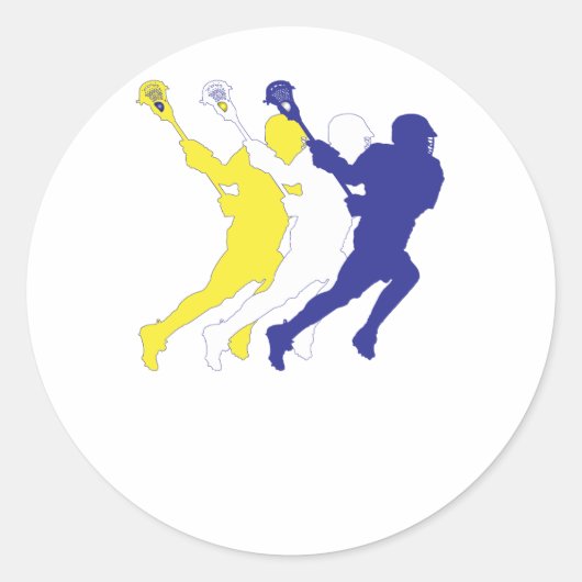 TricolorYWB.ai Ronde Sticker (Voorkant)