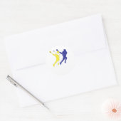 TricolorYWB.ai Ronde Sticker (Envelop)