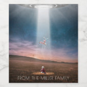 Tricycle Abduction Wijn Etiket (Enkel label)