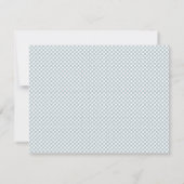 Tricycle Boy Baby shower Kaart (Achterkant)