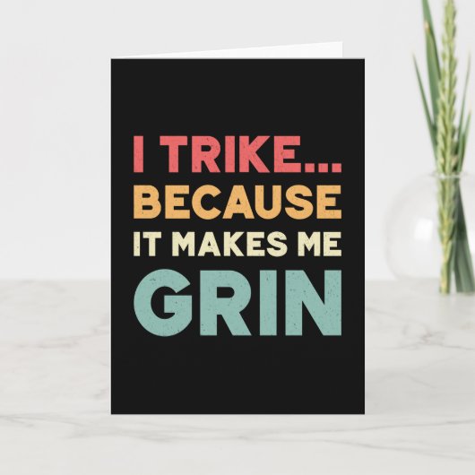 Tricycle dat ik probeerde omdat het me  maakt kaart (Voorkant)