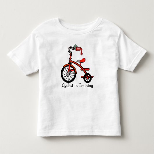 Tricycle Design Toddler Clothing Kinder Shirts (Voorkant)