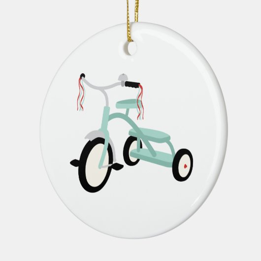 Tricycle Keramisch Ornament (Links)